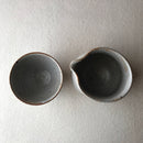 【あを】セット　粉引片口とぐい吞み _陶器