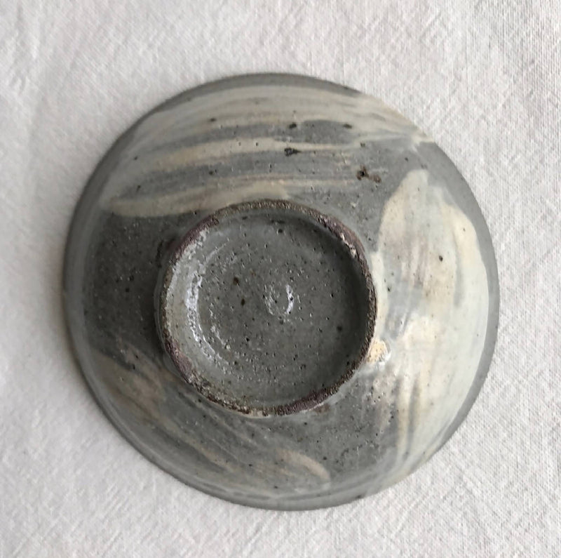 【あを】刷毛目飯碗　小_陶器