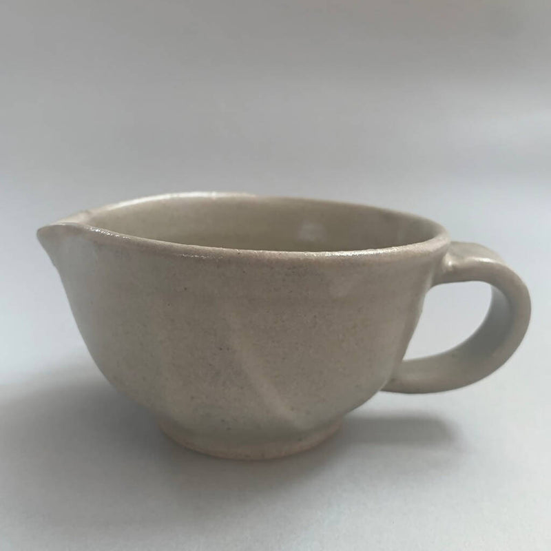 【石川譲】納豆鉢（灰釉）_益子焼