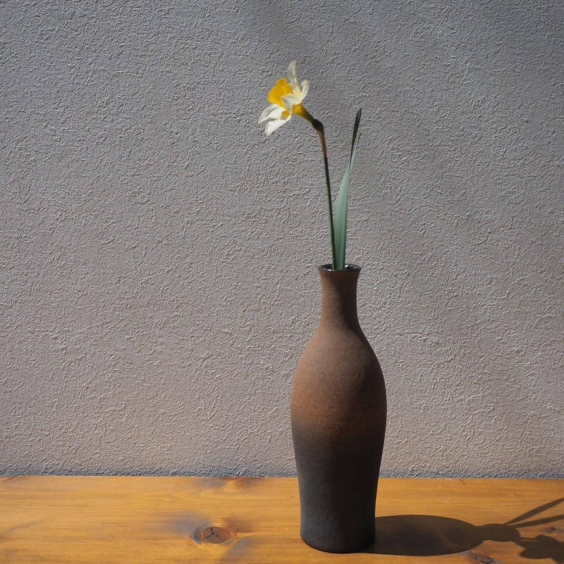 【奥住工房(陶器)】掛け分け花入_陶器