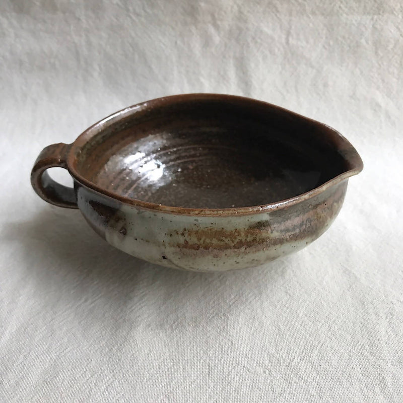 【あを】刷毛目片口手付き鉢_陶器
