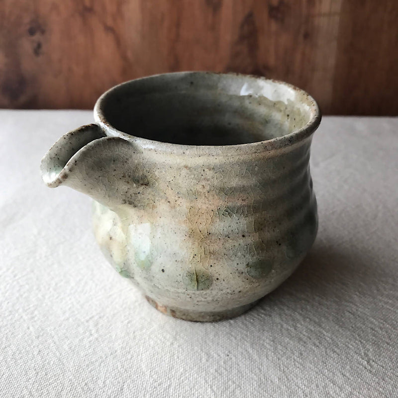 【あを】粉引灰釉付片口 a_陶器