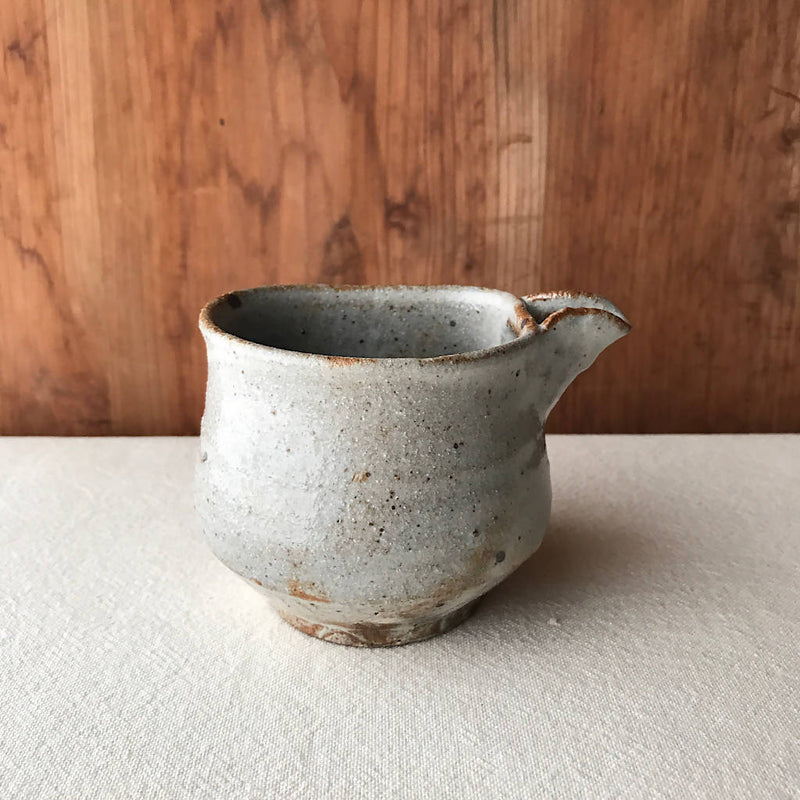 【あを】粉引付け片口_陶器