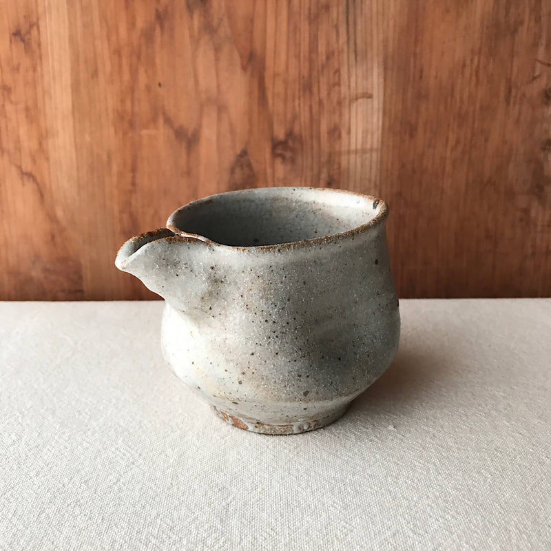 【あを】粉引付け片口_陶器