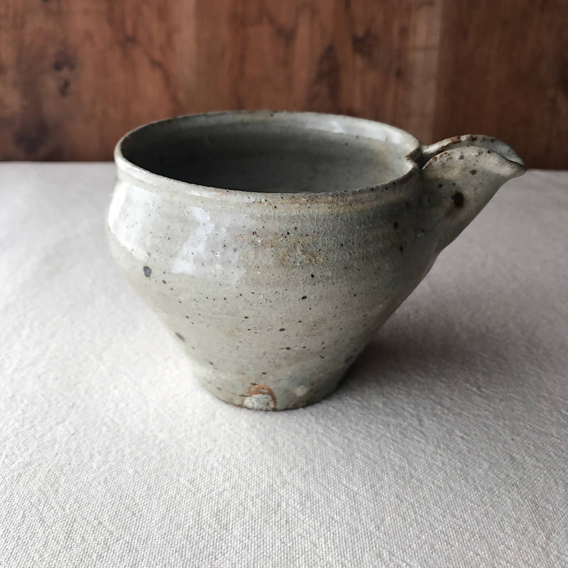 【あを】粉引灰釉付片口 ｃ_陶器