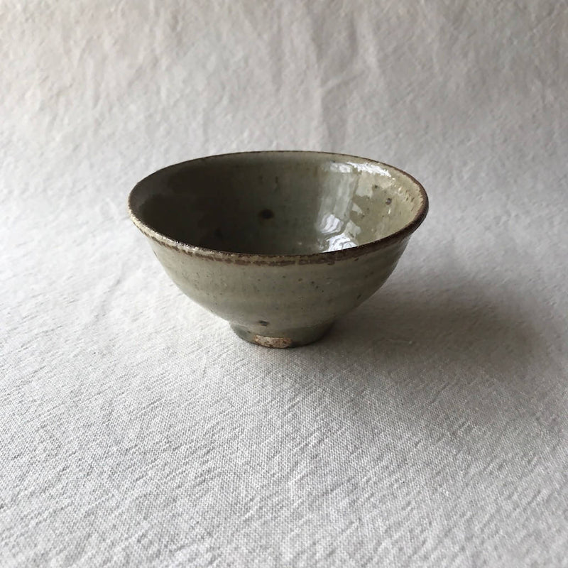 【あを】灰釉粉引茶杯_陶器