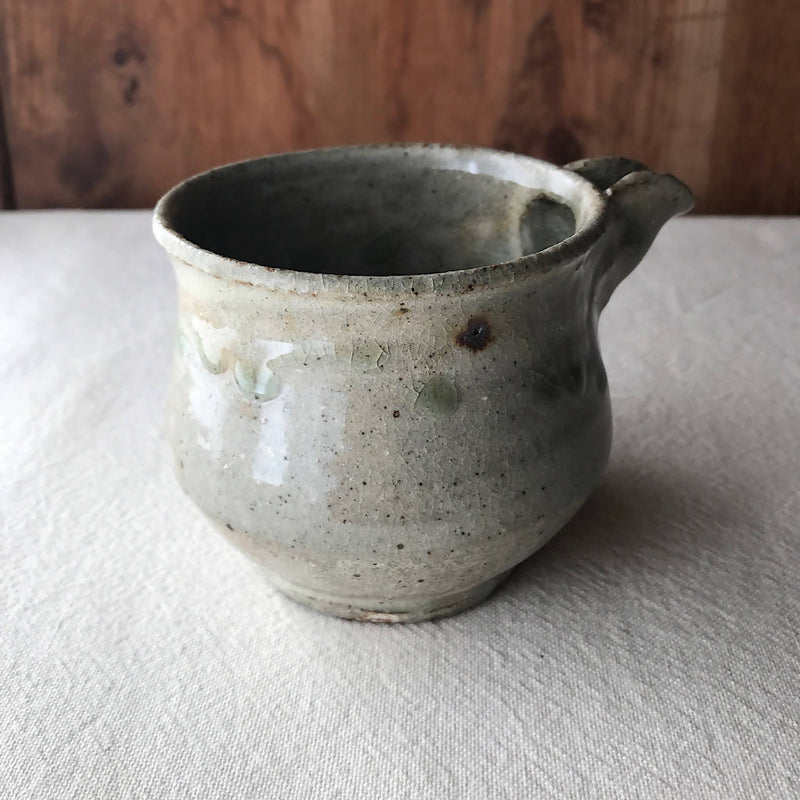 【あを】粉引灰釉付片口 ｂ_陶器