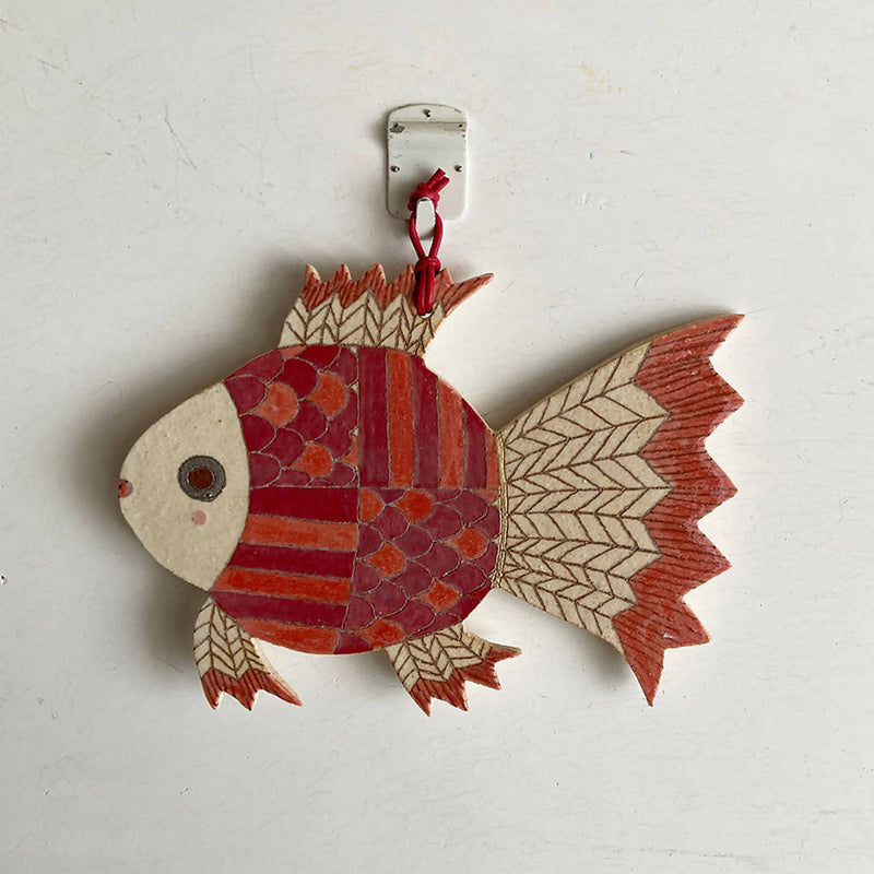 【三宅 友子（koiko gallery）】金魚 2_益子焼