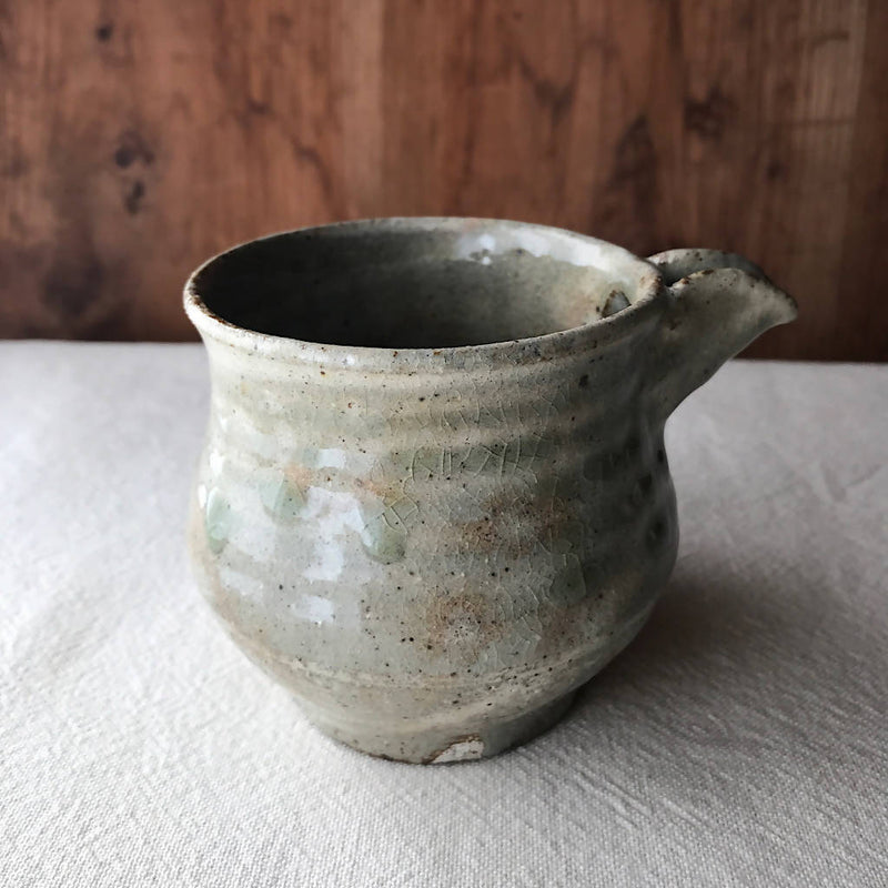 【あを】粉引灰釉付片口 a_陶器