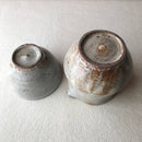 【あを】セット　粉引片口とぐい吞み _陶器