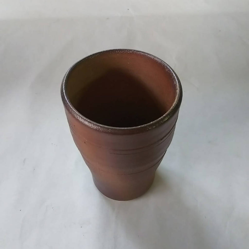 【村澤 享(村澤陶苑) 】焼締フリーカップ_益子焼