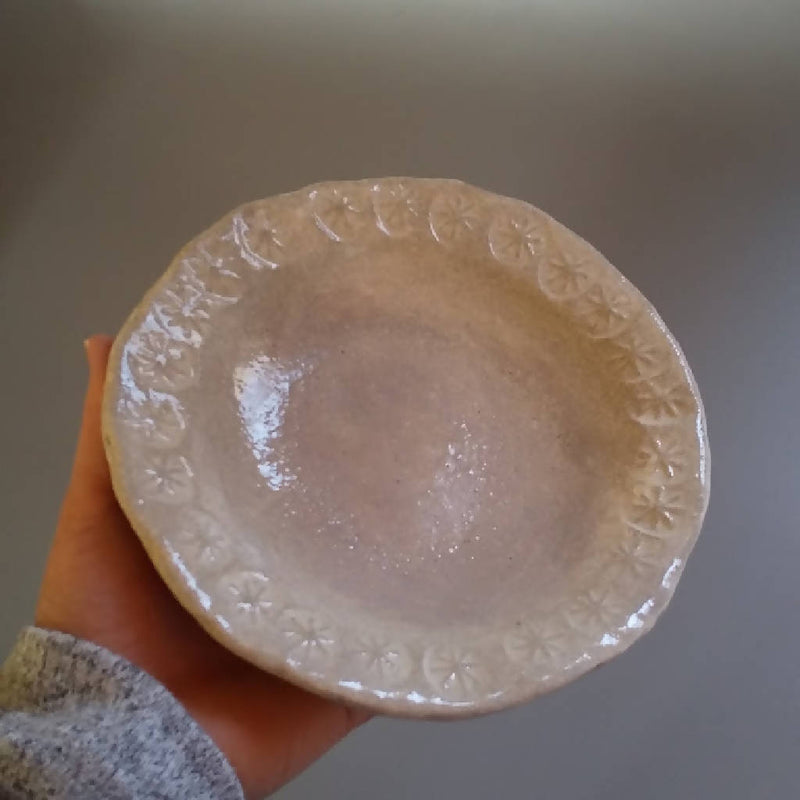 【橋爪 眞理子】花皿_益子焼