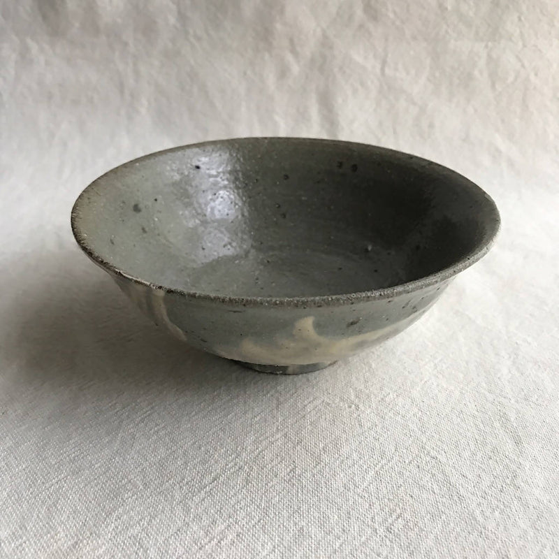 【あを】刷毛目飯碗　大_陶器